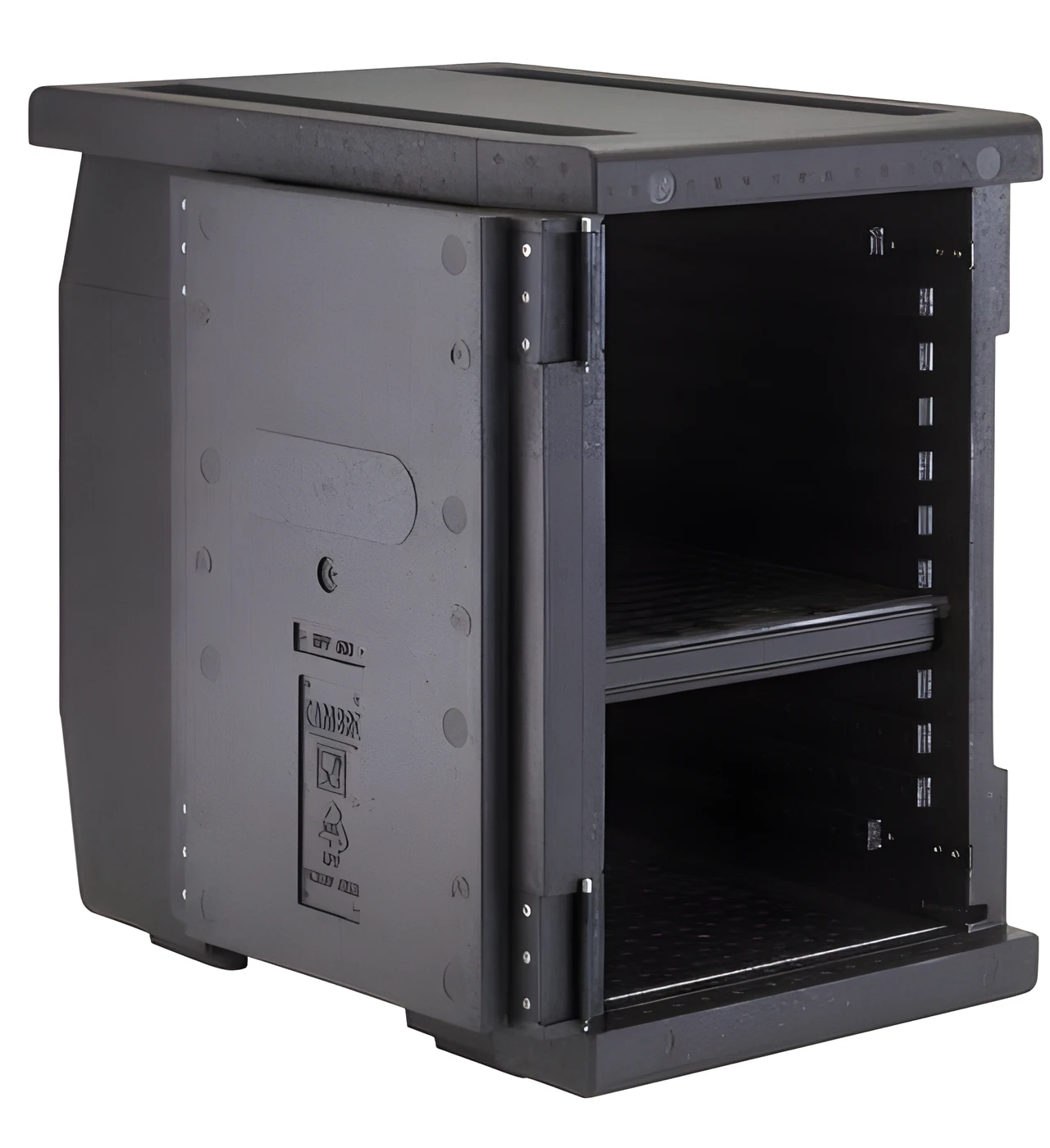 Cambro EPP400 Cam GoBox yalıtımlı yemek taşıyıcı, önden açılan kapak ve ergonomik saplar - Görsel 4