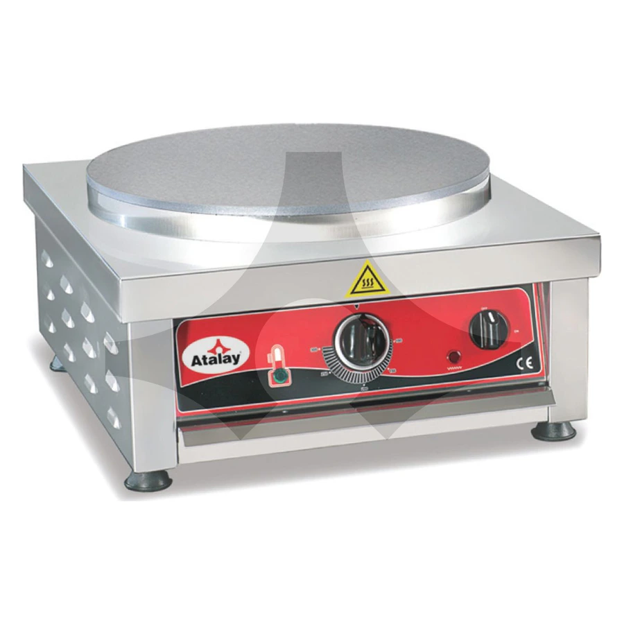 Atalay AKM-4001 tekli endüstriyel krep makinesi, 40 cm pişirme yüzeyi