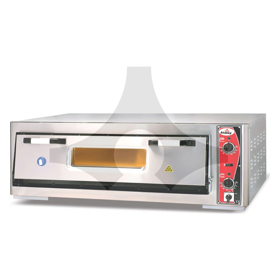 Atalay APF-92-1 tek katlı 92x92 cm geniş tabanlı pizza fırını