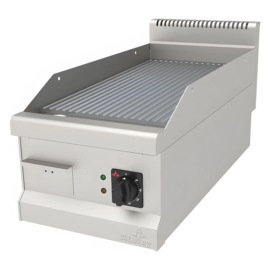 Atalay AEI-490/N S setüstü elektrikli oluklu ızgara 40x90, nervürlü pleyt
