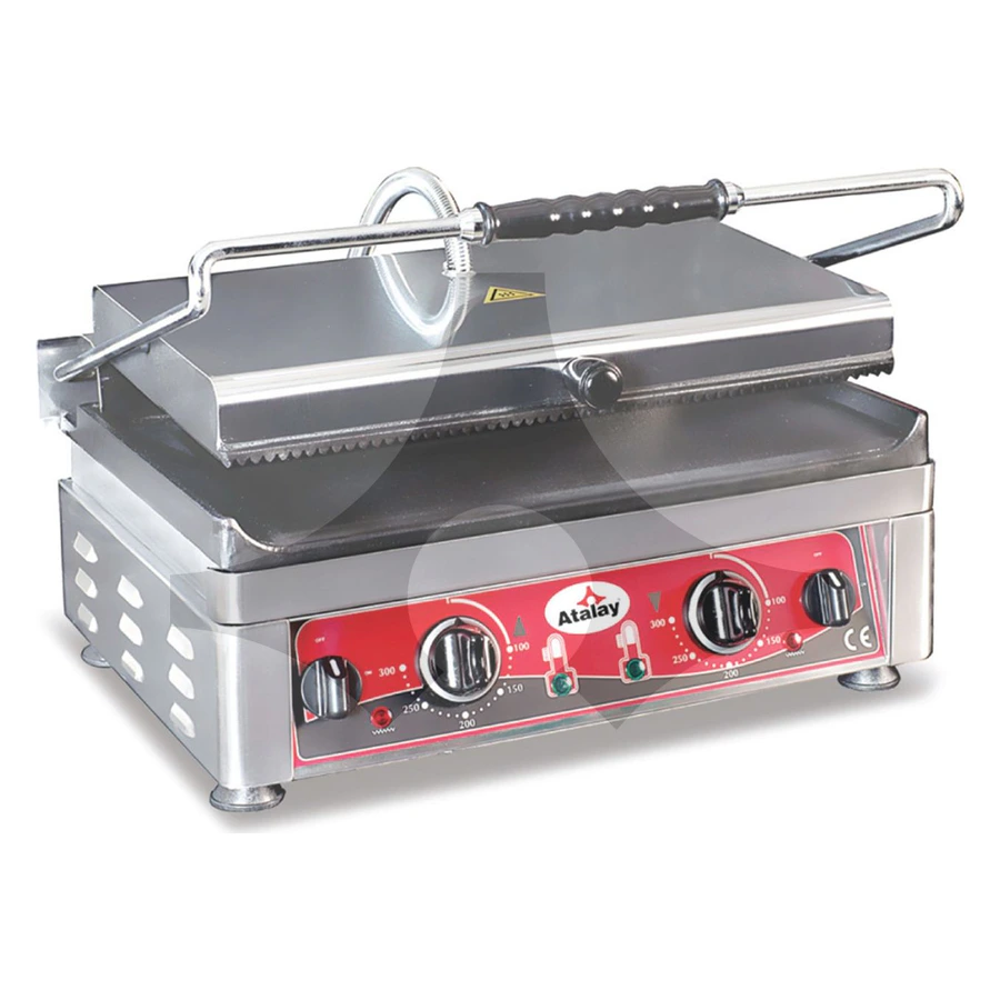 Atalay ATM-2745-2 çift termostatlı 27x45 cm sanayi tipi tost makinesi