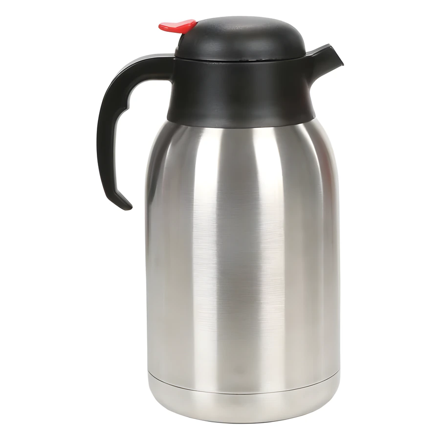 Epinox ST-20 2 litre paslanmaz çelik termos, taşıma tutacaklı çay ve kahve termosu