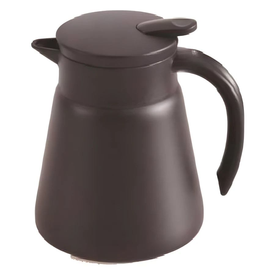 Epinox KTS-8 siyah 800 ml paslanmaz çelik termos, kahvaltı servisi için tutacaklı