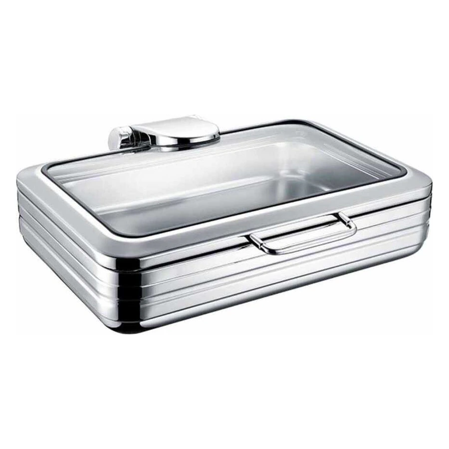 Epinox CDL-9L Lüx 1/1 paslanmaz chafing dish, 9 litrelik gastronom hazne