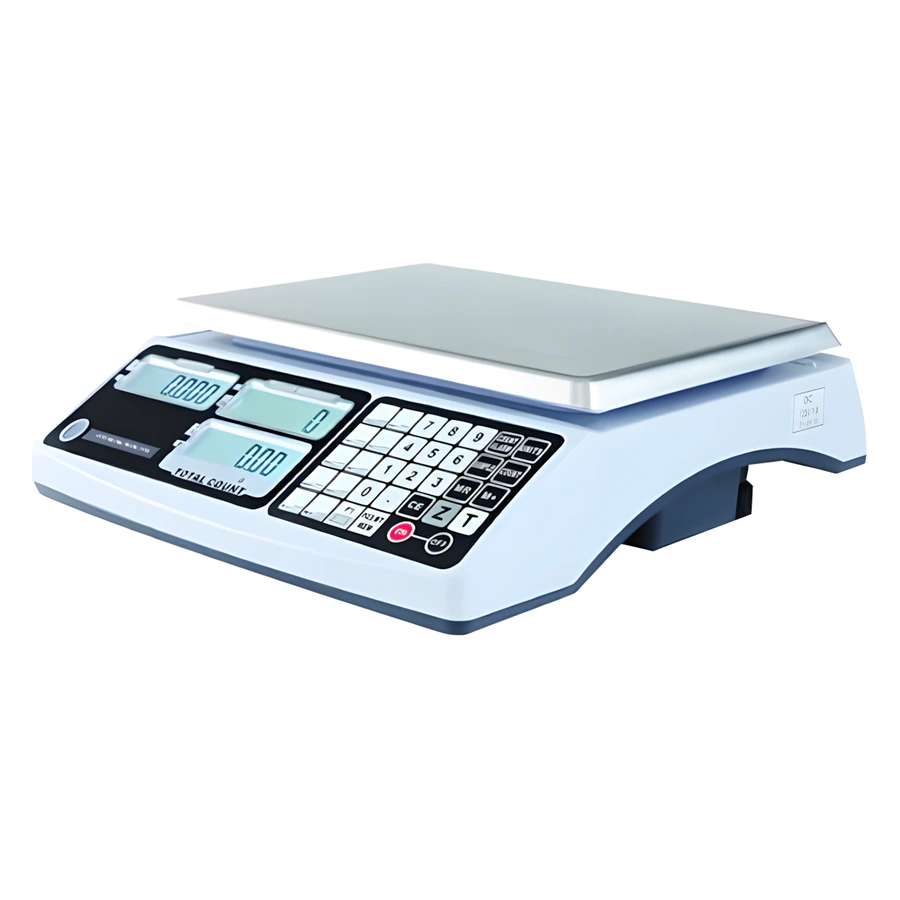 Dikomsan CCT sayıcı terazi, 310 x 220 mm paslanmaz kefe ve LCD gösterge