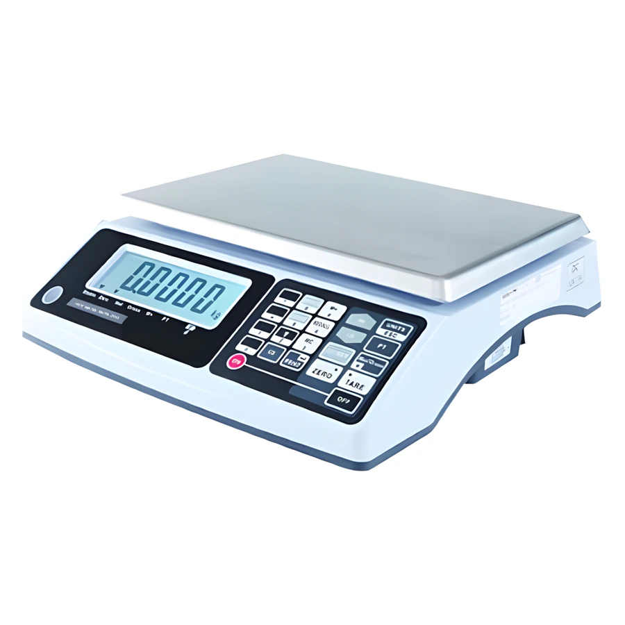 Dikomsan CWT endüstriyel hassas tartım terazisi, 310 x 220 mm kefe ve LCD gösterge