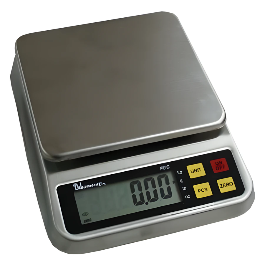 Dikomsan FEC paslanmaz tartım terazisi, 175x165 mm kefe ve LCD gösterge
