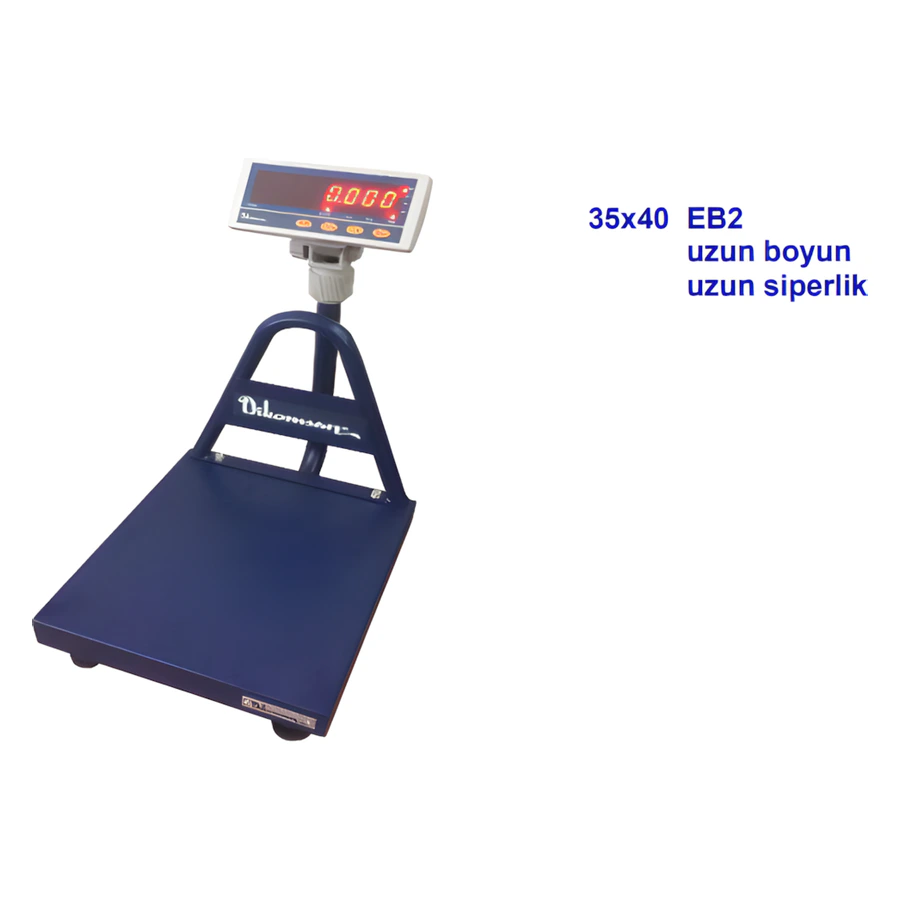 Dikomsan HCT EB2 platform tipi tartım baskülü ve kolonlu gösterge
