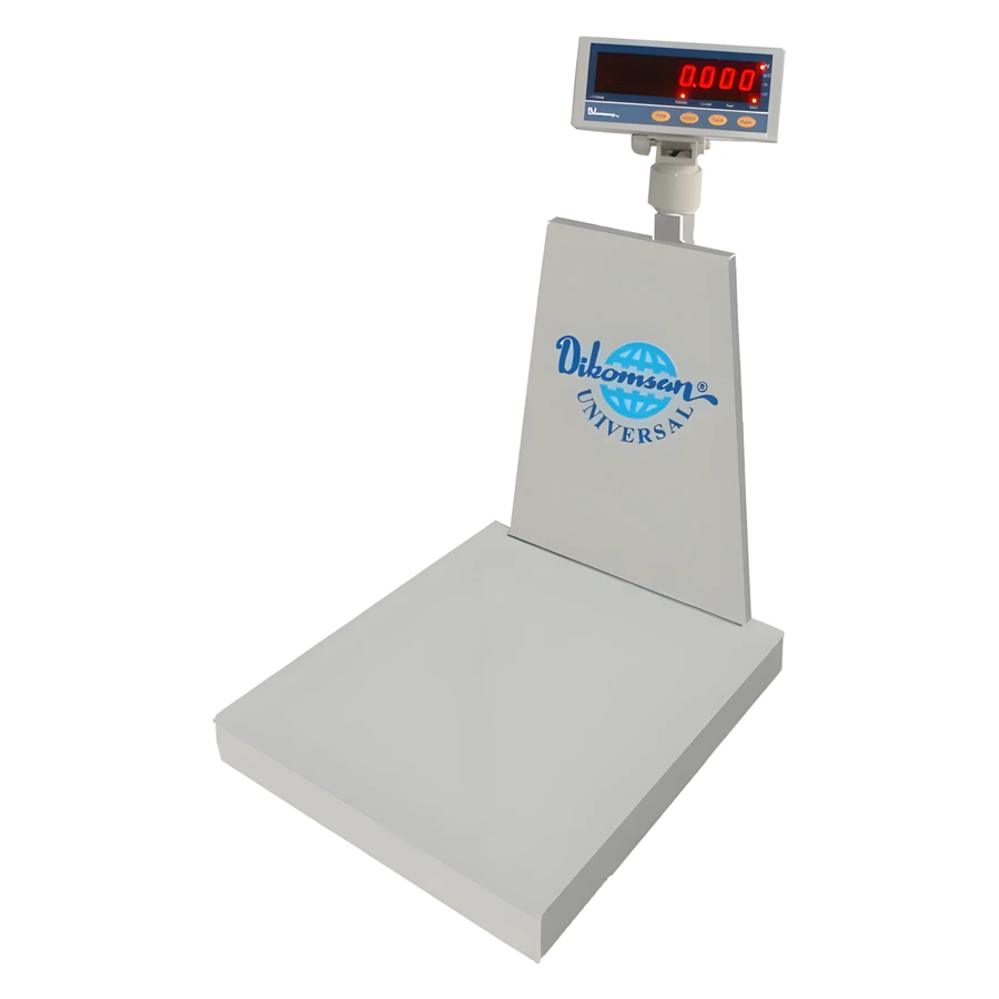 Dikomsan HCT-GR elektronik tartım baskülü, zemin tipi platform ve göstergeli