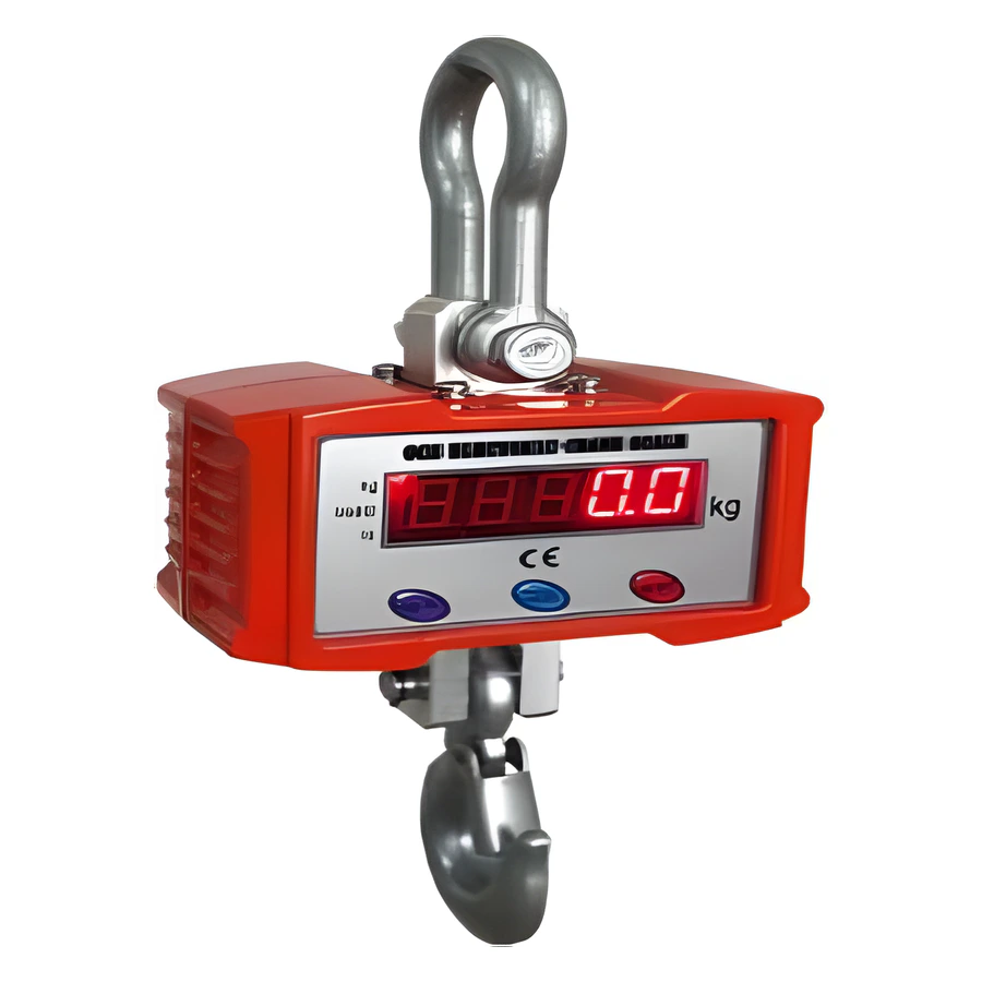 Dikomsan OCS-MN 500 kg çengel baskül, 360 derece dönen kanca ve kırmızı LED gösterge