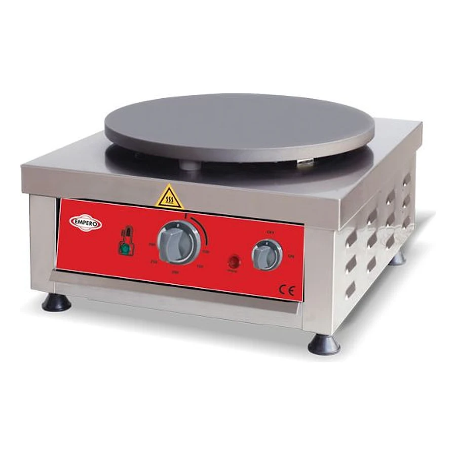 Empero EMP.KR.020 çiftli elektrikli krep makinesi, iki adet 40 cm pişirme plakası