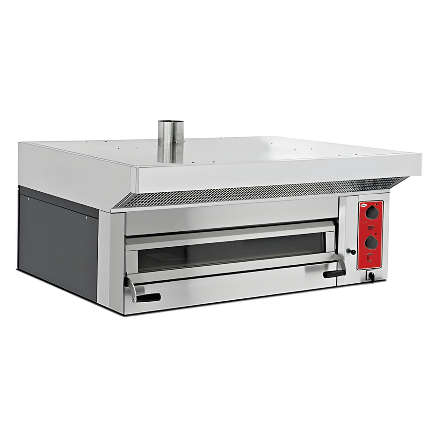 Empero EMP.GF.02-S Gold Maxi tek katlı elektrikli pizza fırını, refraktör taşlı