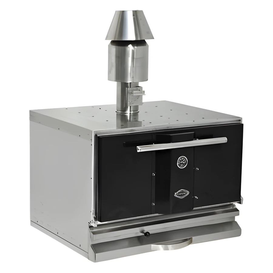 Empero EMP.PKF-50-AS kömürlü fırın alt standı, açık raflı metal gövde