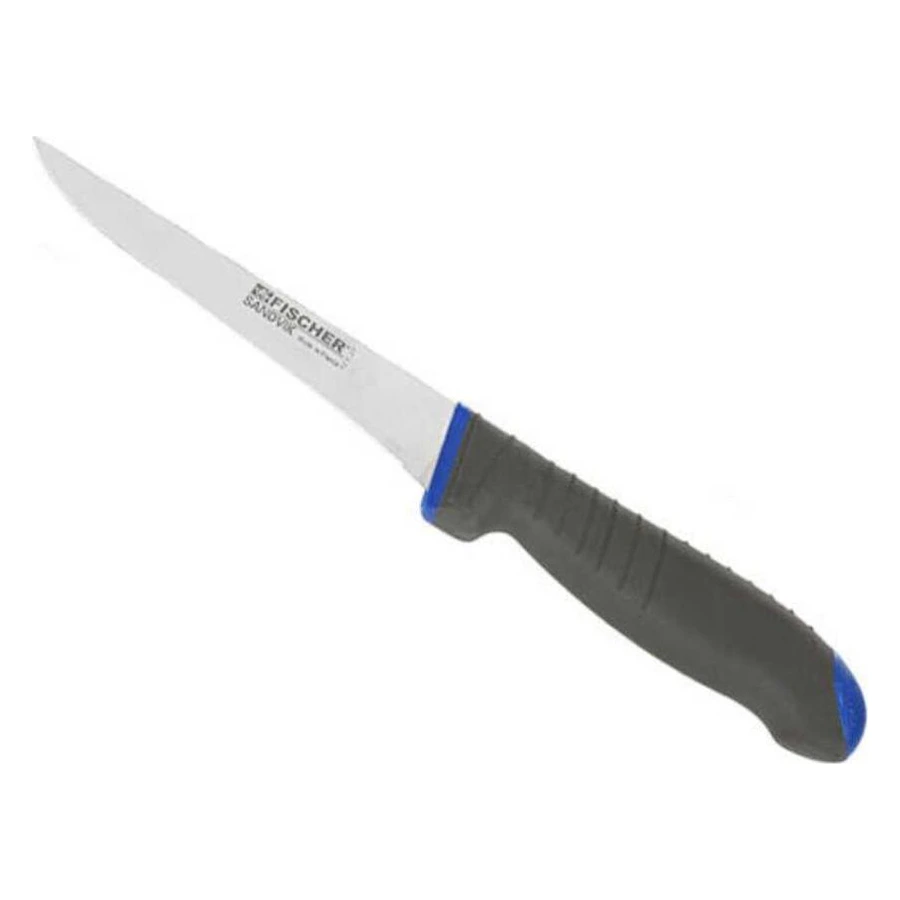 Fischer 78015-14B 14 cm paslanmaz çelik kasap sıyırma bıçağı, ergonomik saplı