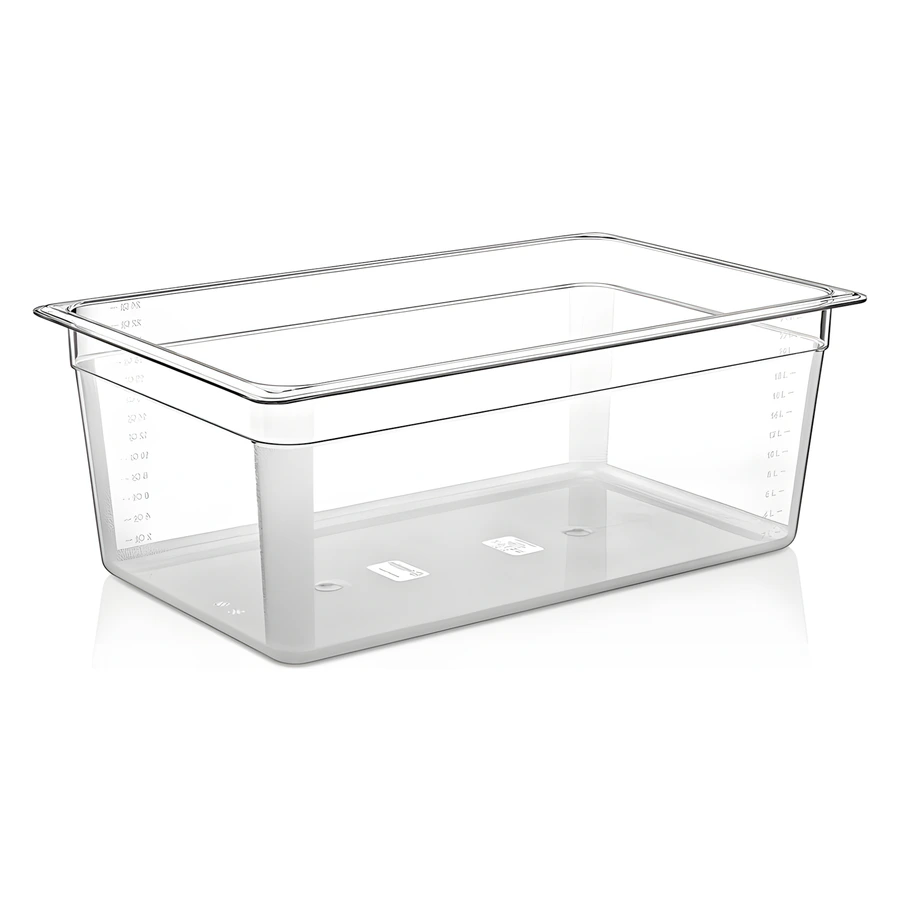 Gastroplast GNP-11200 şeffaf polikarbon GN küvet, hazırlık ve saklama için