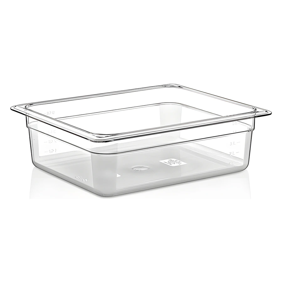 Gastroplast GNP-12100 şeffaf PC gastronom küvet, mise en place hazırlığı için