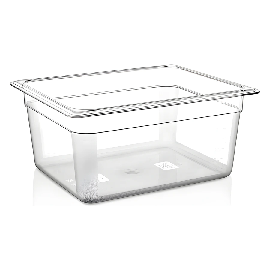 Gastroplast GNP-12150 kırılmaz şeffaf PC GN küvet