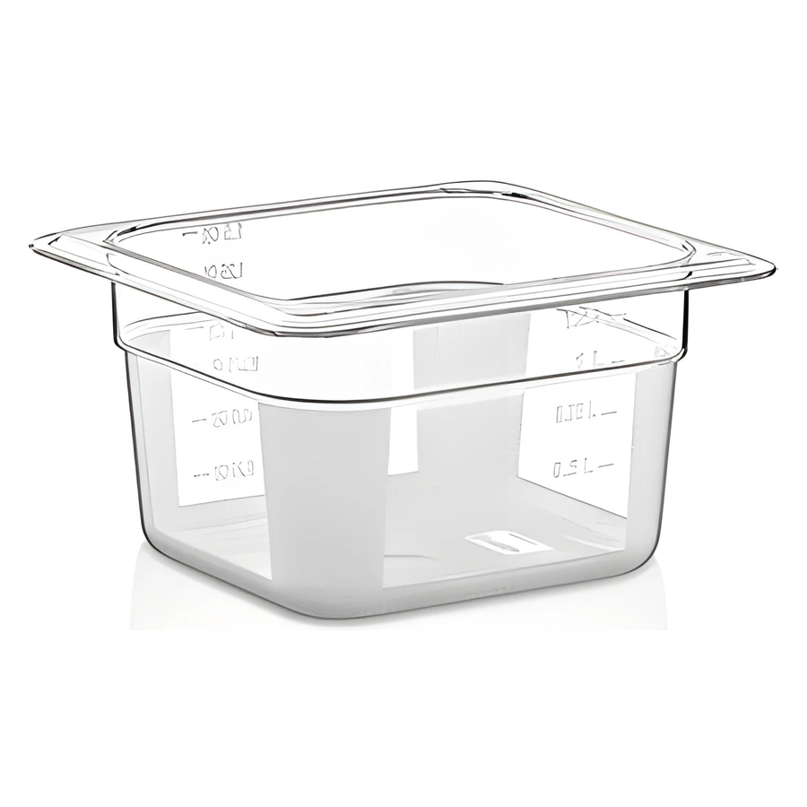 Gastroplast GNP-16100 şeffaf PC gastronom kabı