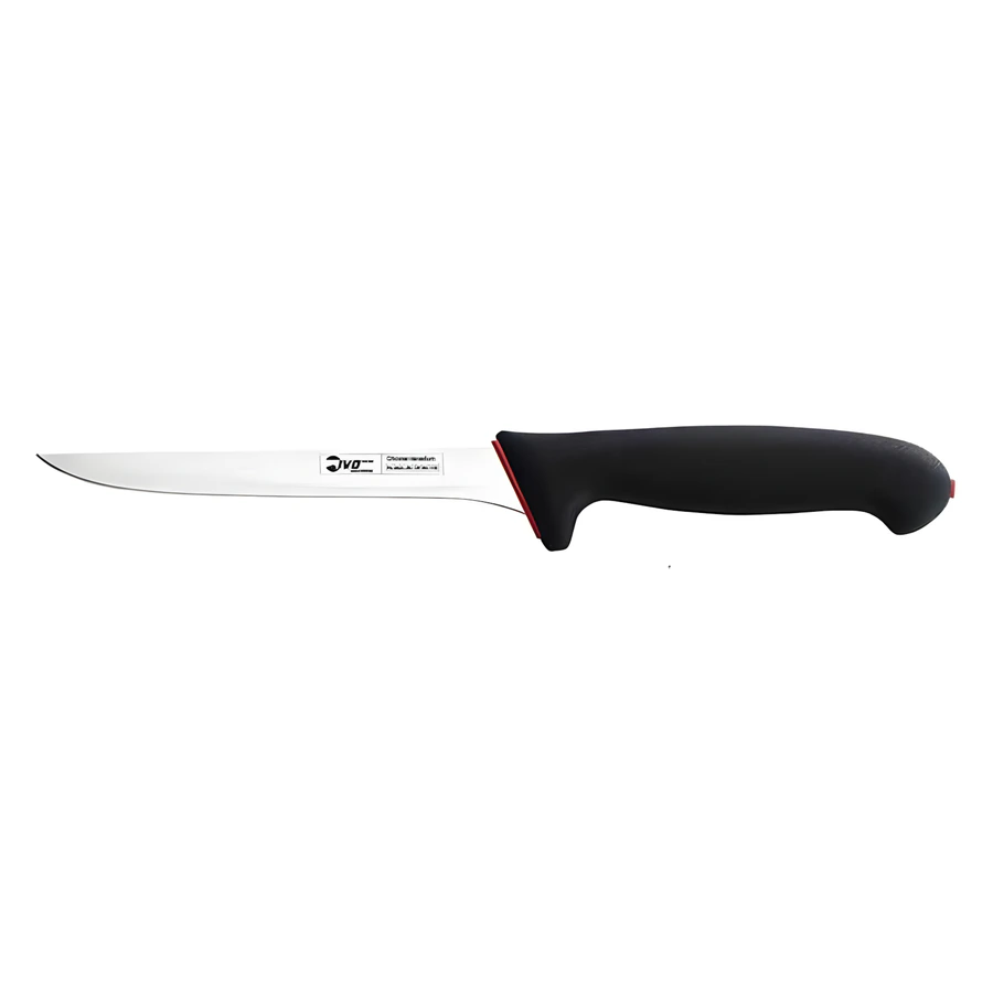 İVO 93011.13 sıyırma bıçağı 13 cm, dar paslanmaz çelik ağız ve ergonomik sap
