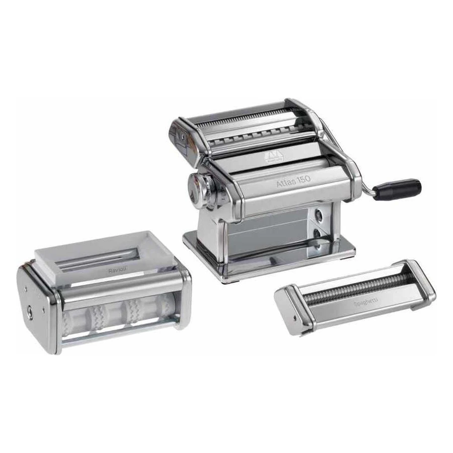 Marcato Pasta Set, makarna makinesi ve kesim aparatlarından oluşan makarna seti