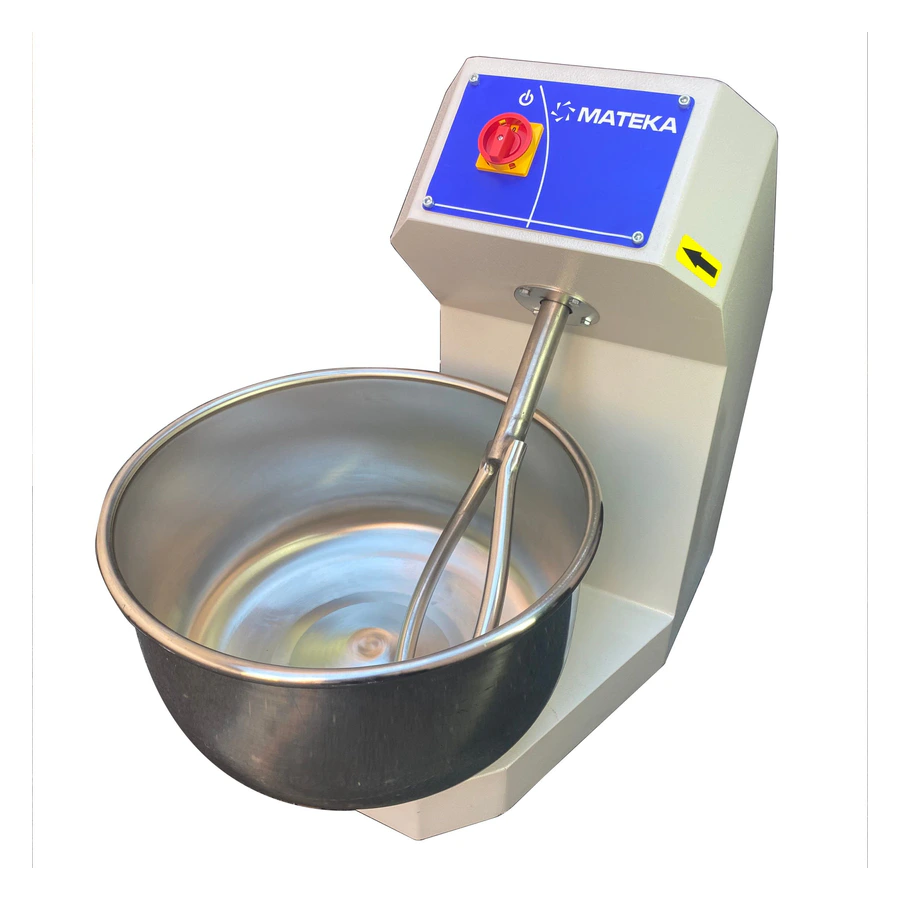 Mateka HYM 430 20 kg hamur yoğurma makinesi, paslanmaz kazan