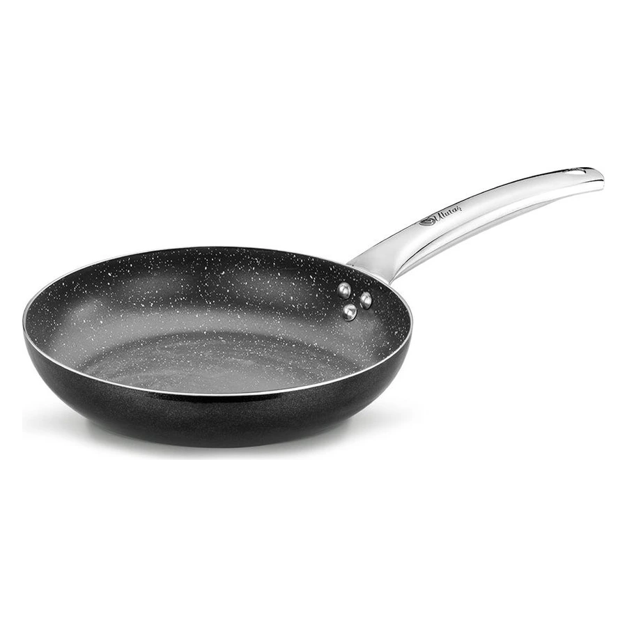 Ulutaş iç granit Elit maxi tava 8680400450845, omlet ve pankek için granit yüzeyli tava