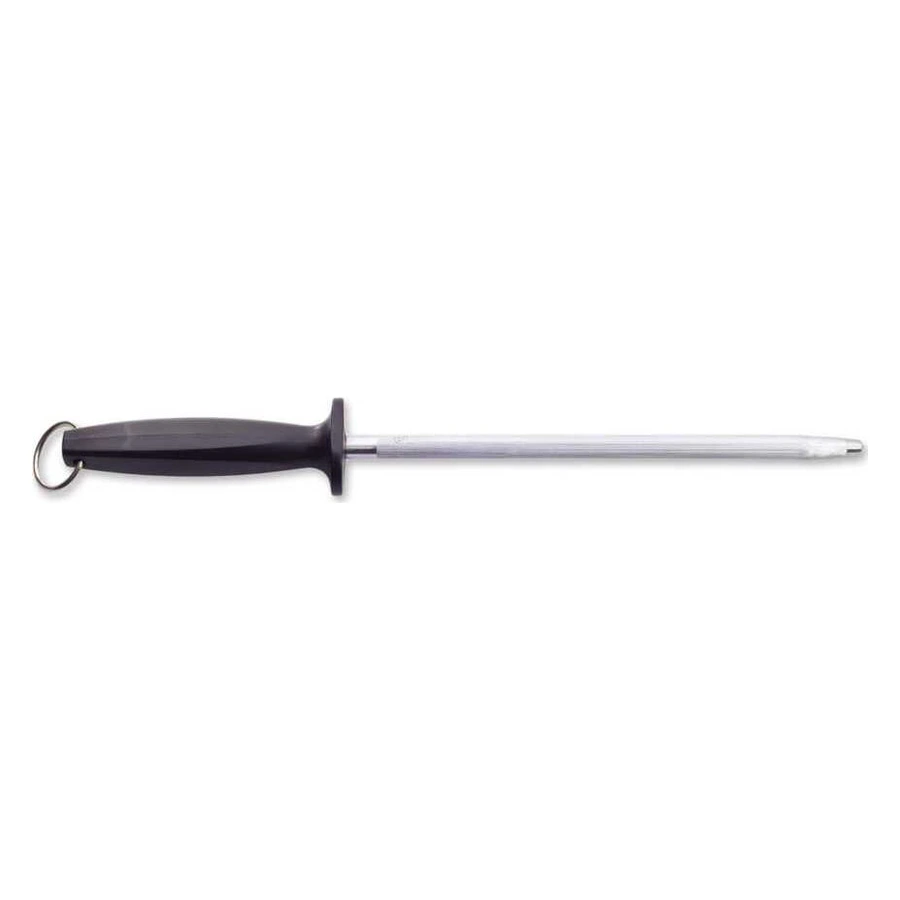 Merih YUV-12 siyah saplı 30 cm yuvarlak masat EYS-12MRH, mıknatıslı yüksek karbonlu çelik