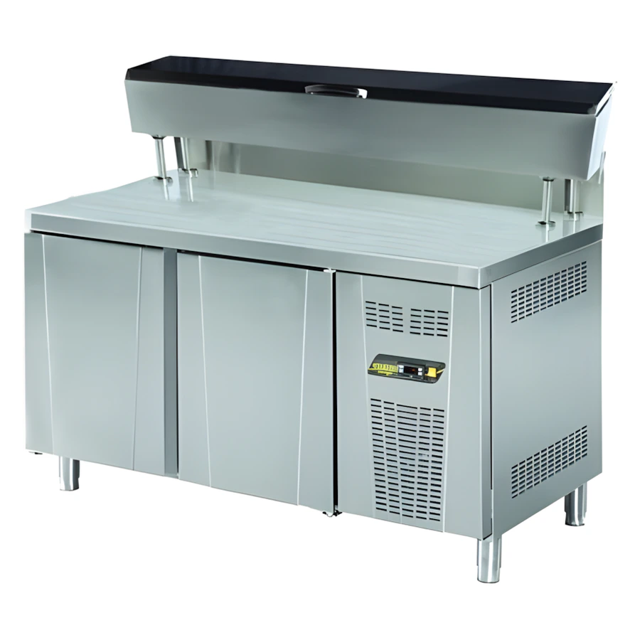 İndustrio MUR-72-HL yüksek servis raflı make-up salata pizza buzdolabı