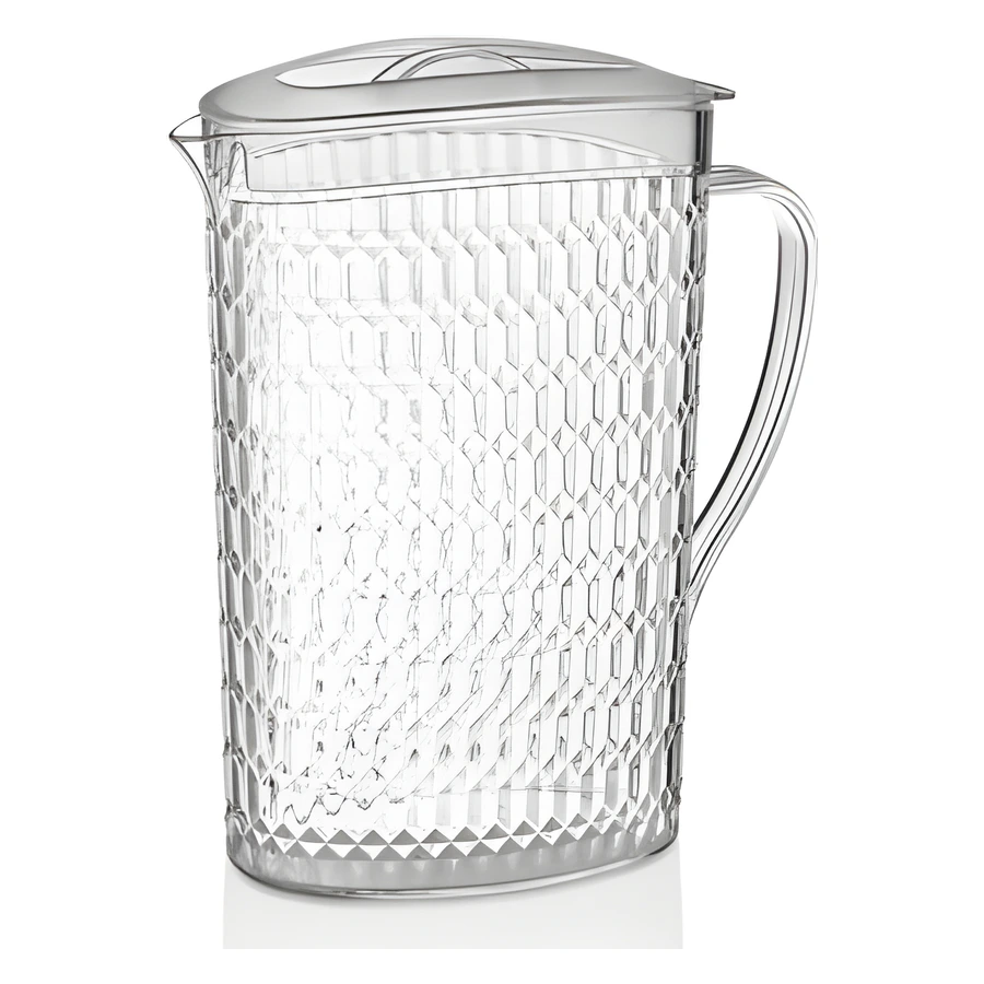 Gastroplast GSRH-01 2,2 litre şeffaf PC sürahi, kırılmaz polikarbon su sürahisi