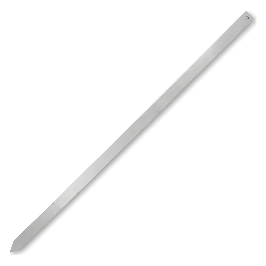 Pirge 81152 paslanmaz çelik 60 cm Adana şiş, 20 mm genişliğinde yassı kebap şişi