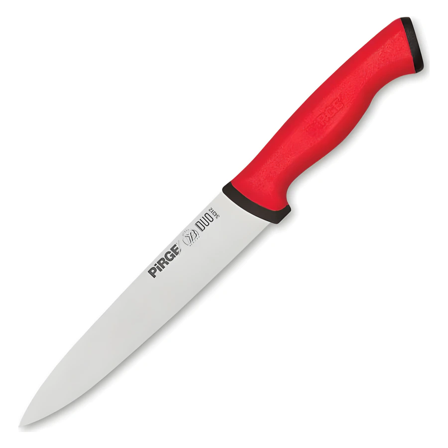 Pirge Duo 34312 dilimleme bıçağı 18 cm, kalın paslanmaz ağız ve kaymaz sap