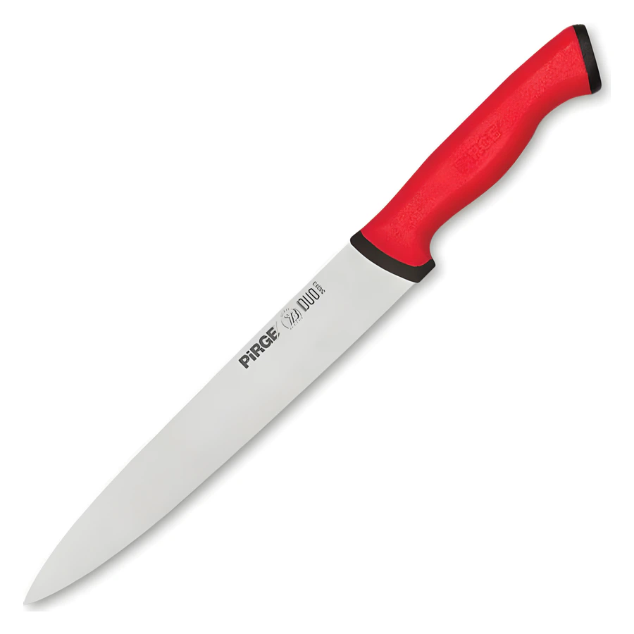 Pirge Duo 34313 dilimleme bıçağı 20 cm, ince paslanmaz ağız ve yumuşak TPE sap