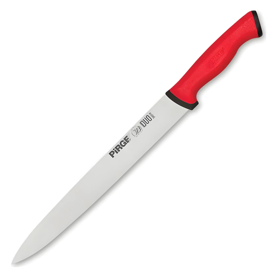 Pirge Duo 34314 uzun dilimleme bıçağı 25 cm, paslanmaz ağız ve kaymaz sap