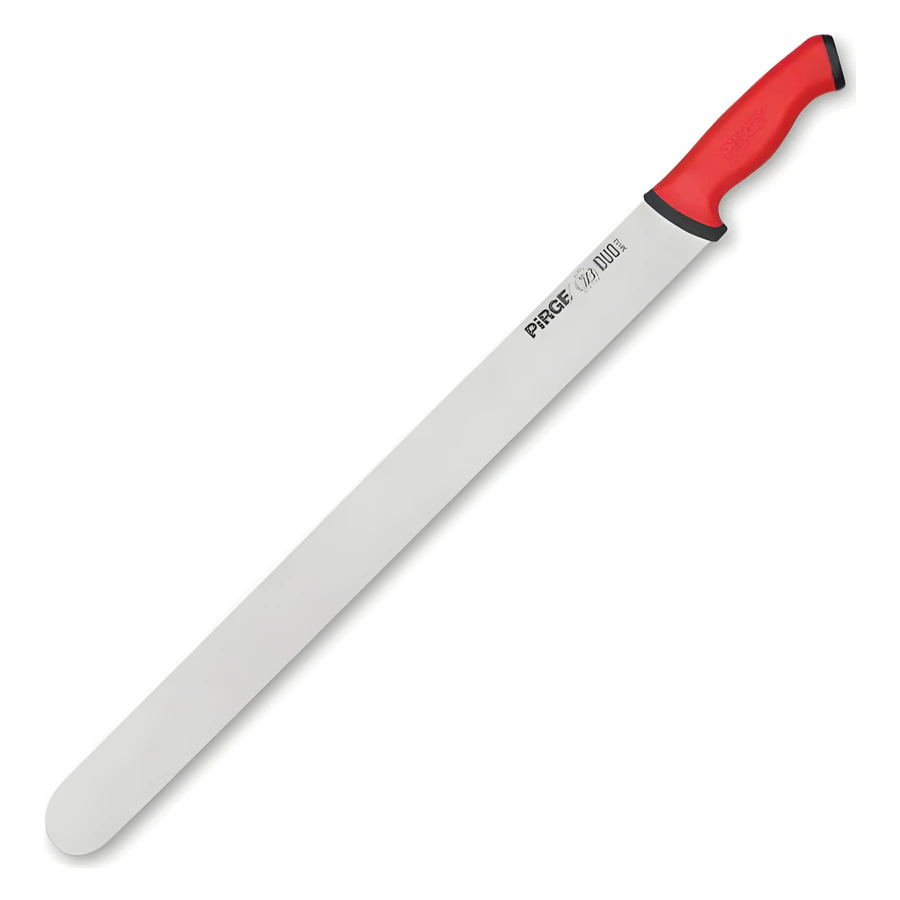 Pirge Duo 34112 uzun döner bıçağı 55 cm, esnek paslanmaz ağız ve kaymaz sap