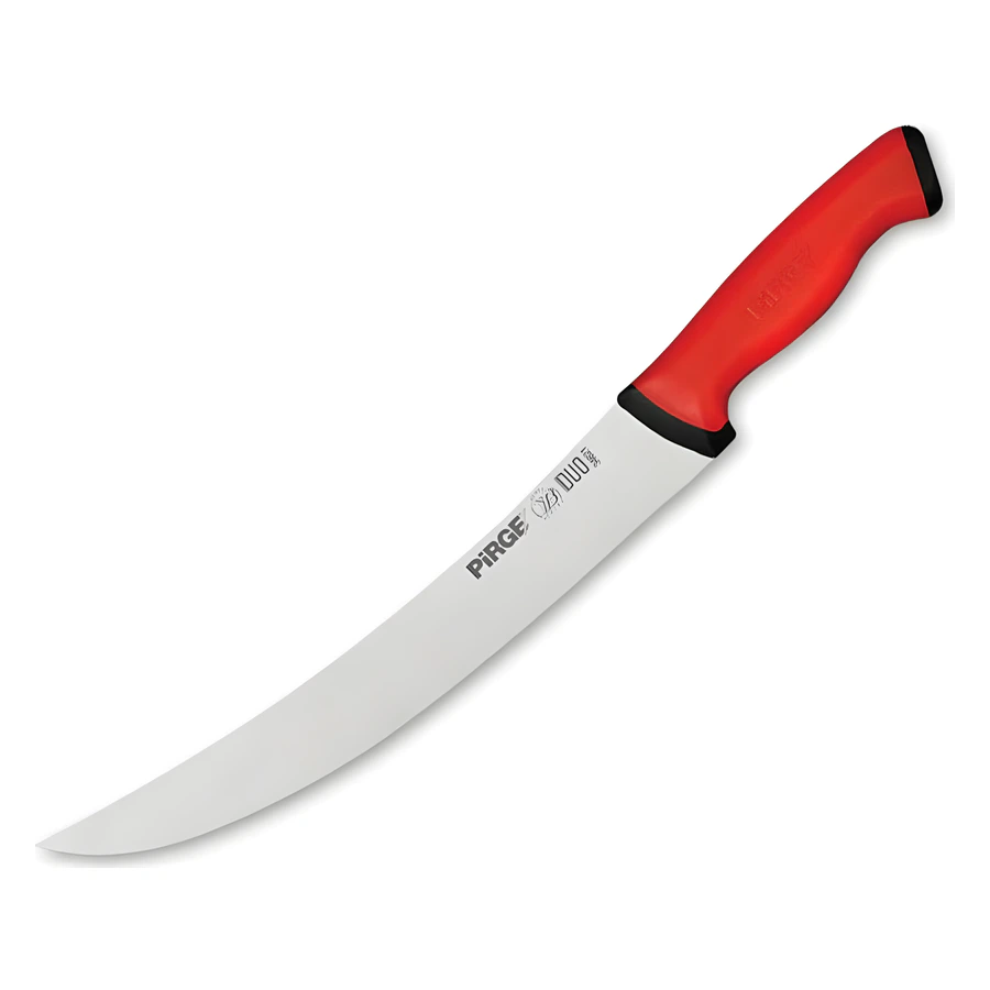 Pirge Duo 34621 kıvrık et doğrama bıçağı 21 cm, kavisli kalın paslanmaz ağız