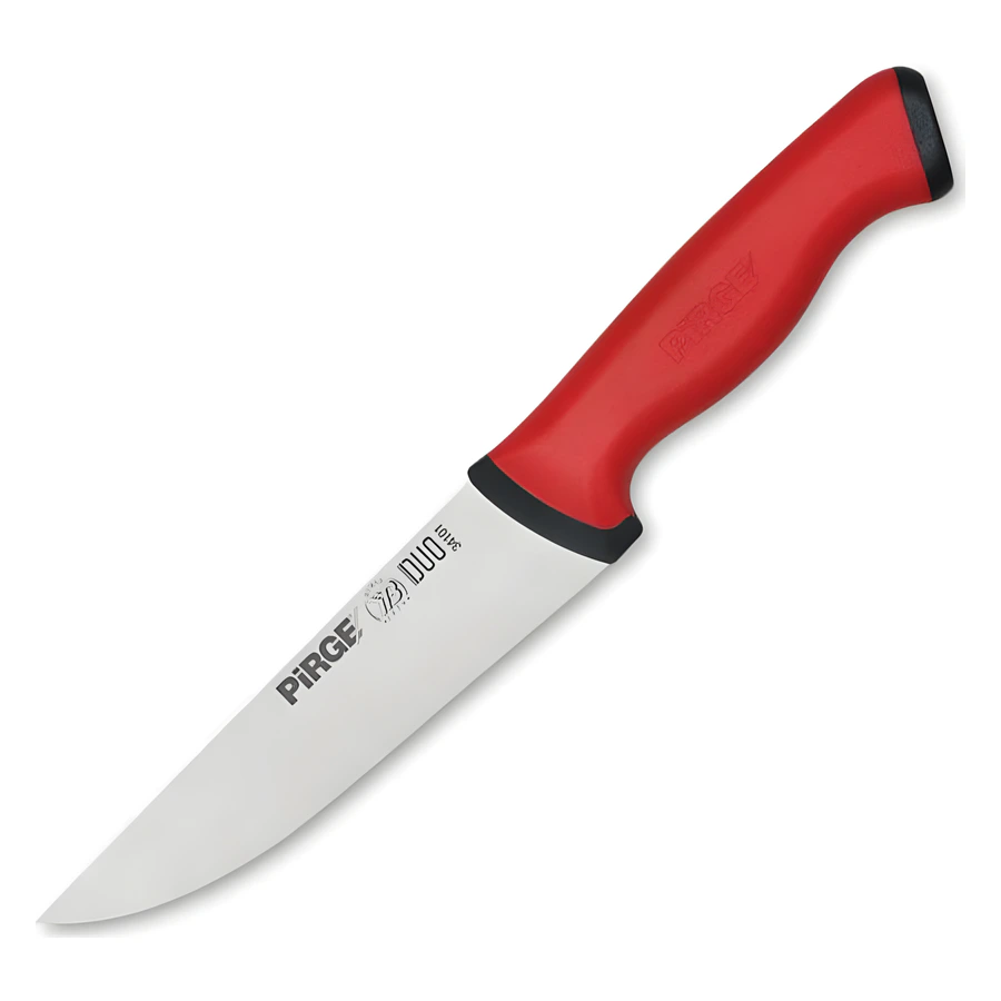 Pirge Duo 34101 kasap bıçağı No.1 14,5 cm, paslanmaz ağız ve kaymaz siyah sap