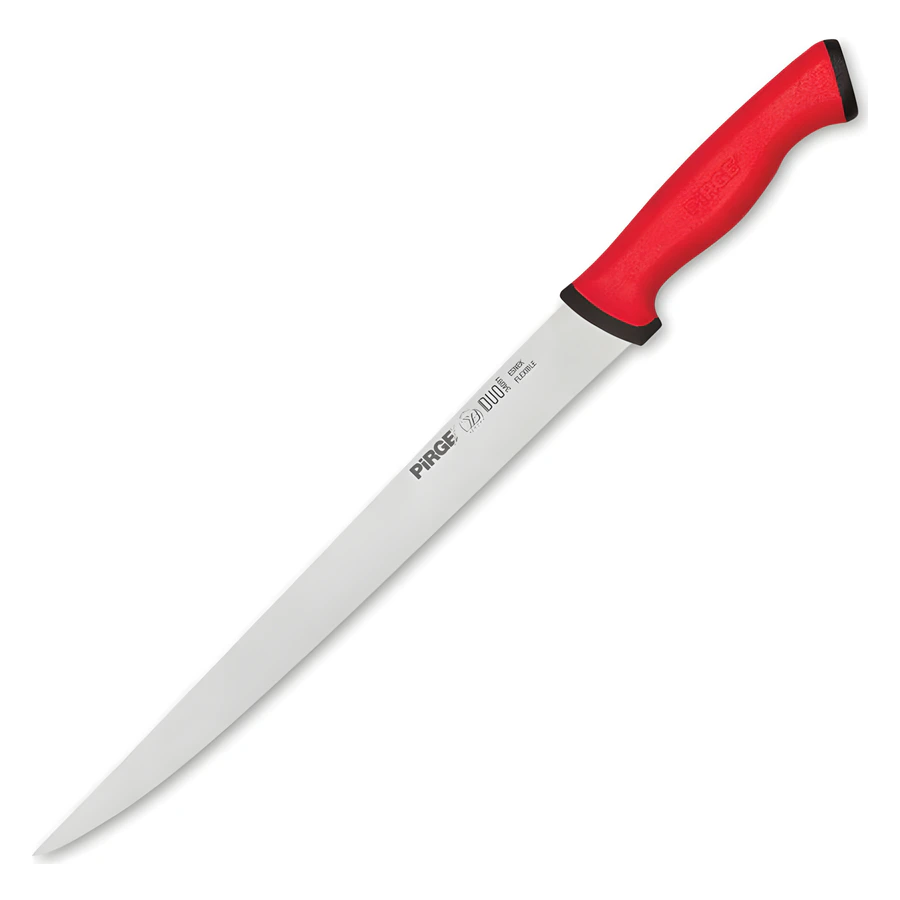 Pirge Duo 34091 lakerda bıçağı 25 cm, esnek uzun paslanmaz ağız ve kaymaz sap
