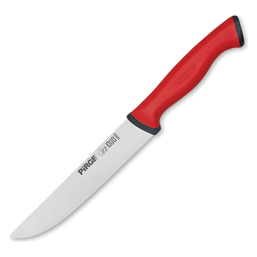 Pirge Duo 34052 mutfak bıçağı 12,5 cm, çok amaçlı paslanmaz ağız ve kaymaz sap