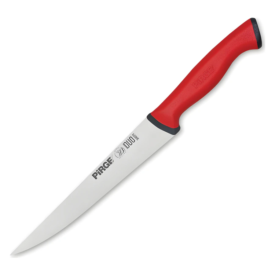 Pirge Duo 34071 peynir bıçağı 15,5 cm, sivri uçlu paslanmaz ağız ve kaymaz sap