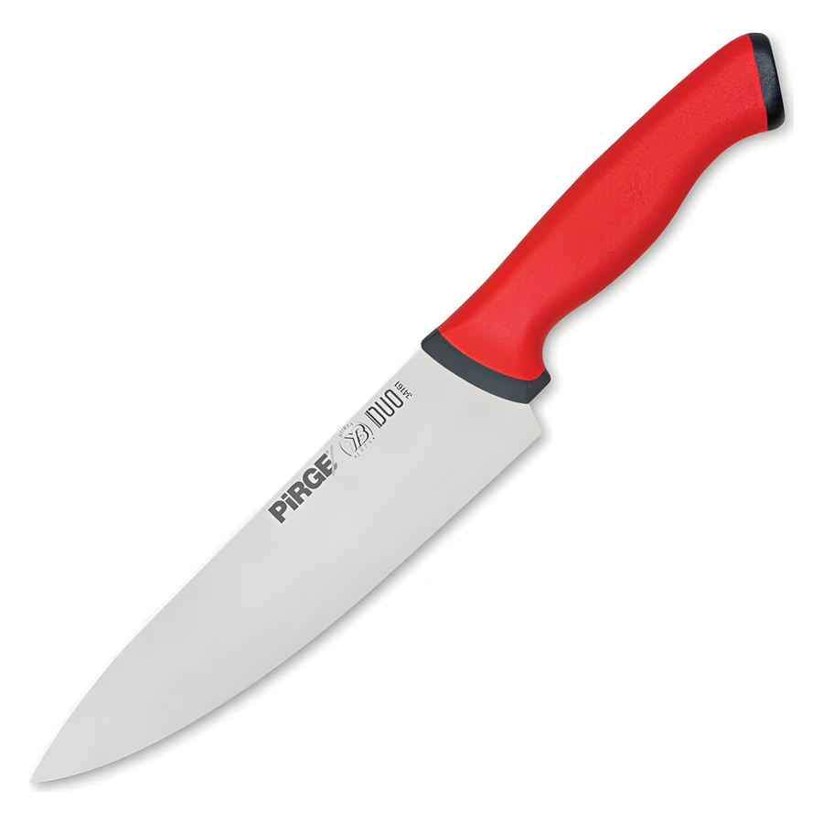Pirge Duo 34161 şef bıçağı 21 cm, geniş uzun paslanmaz ağız ve kaymaz sap