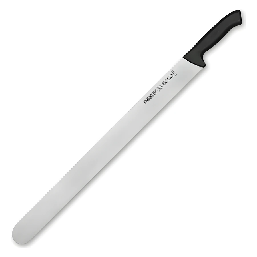 Pirge Ecco 38112 uzun döner bıçağı 55 cm, esnek paslanmaz ağız ve hijyenik PP sap