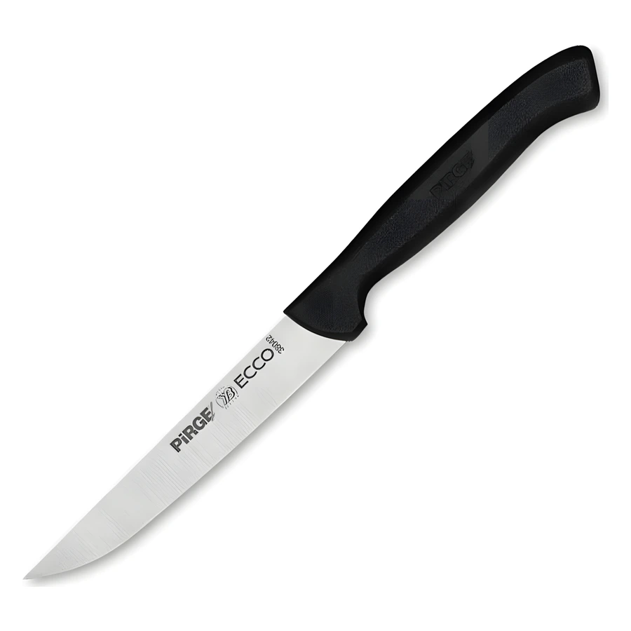 Pirge Ecco 38042 12 cm sebze bıçağı, düz ince çelik ağız ve hijyenik PP sap