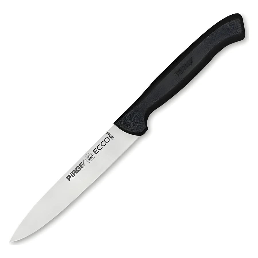 Pirge Ecco 38048 sivri uçlu 12 cm sebze bıçağı, ince paslanmaz ağız ve hijyenik sap