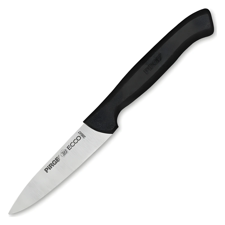 Pirge Ecco 38047 sivri uçlu 9 cm sebze bıçağı, kısa paslanmaz ağız ve PP sap