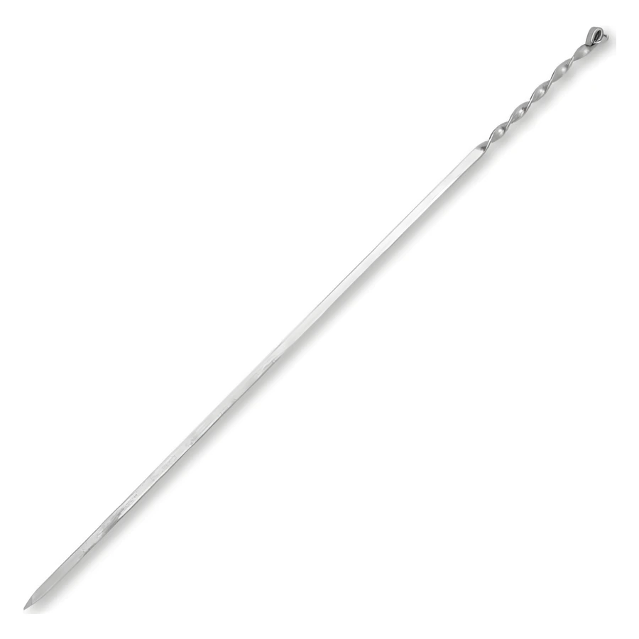 Pirge 81160 galvaniz kare şiş, 60 cm boy ve 5 mm kalın kare kesit
