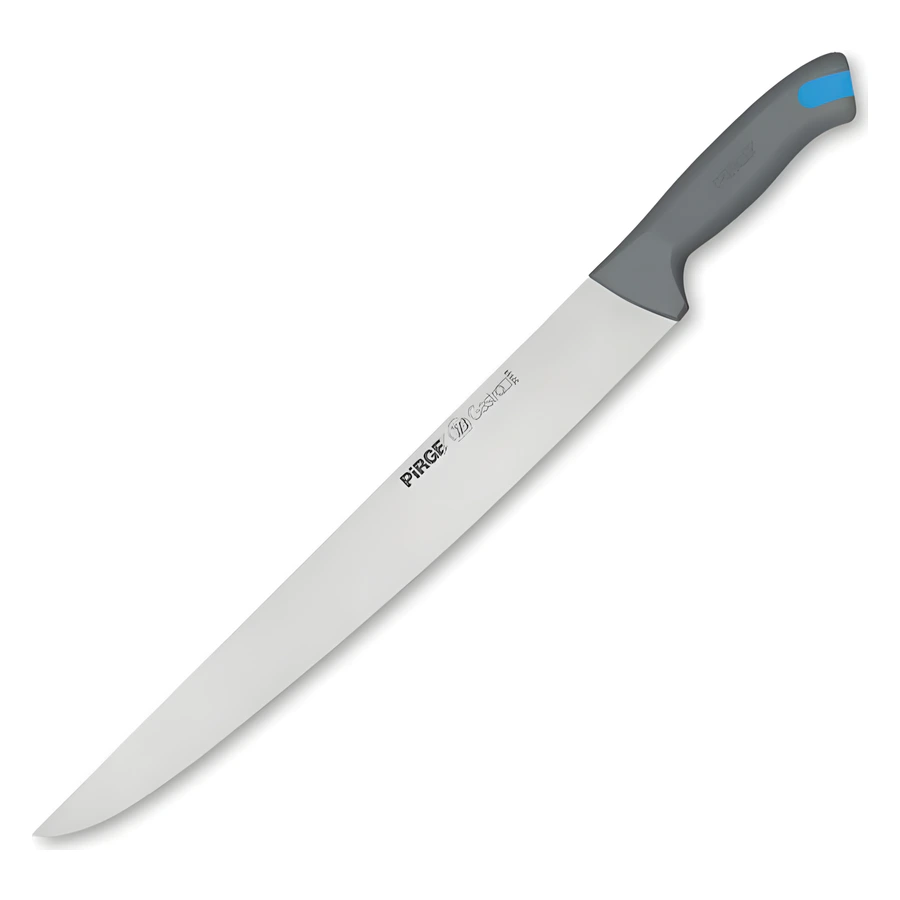 Pirge Gastro 37151 35 cm balıkçı bıçağı, uzun paslanmaz ağız ve renk kodlu plastik sap