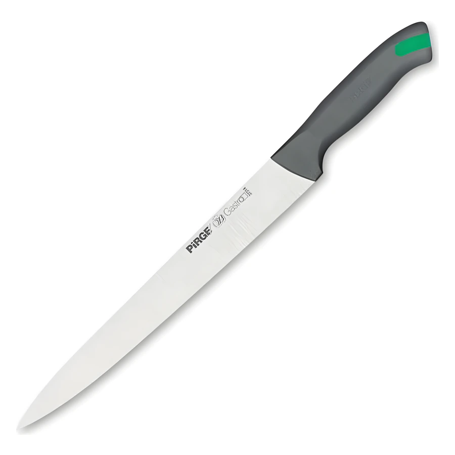 Pirge Gastro 37314 25 cm uzun dilimleme bıçağı, dar paslanmaz ağız ve hijyenik sap