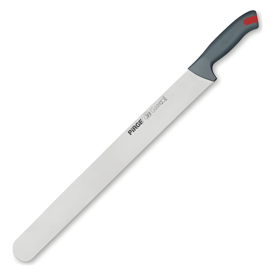 Pirge Gastro 37110 45 cm esnek döner bıçağı, uzun paslanmaz ağız ve plastik sap