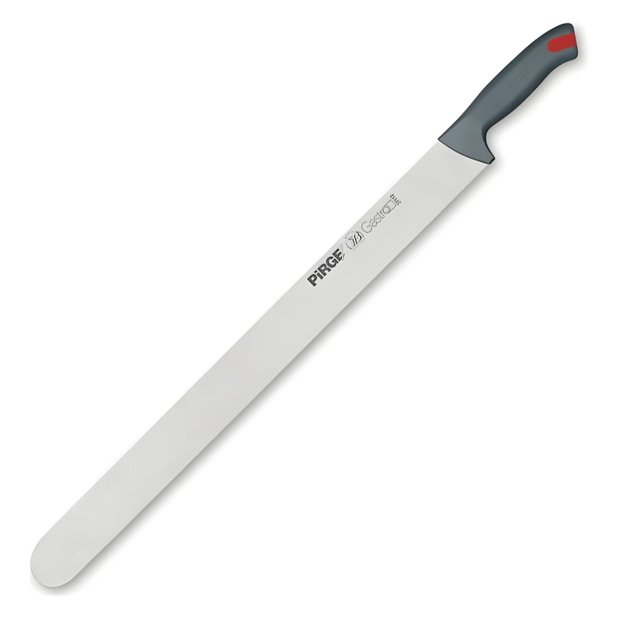 Pirge Gastro 37112 55 cm uzun döner bıçağı, esnek paslanmaz ağız ve plastik sap