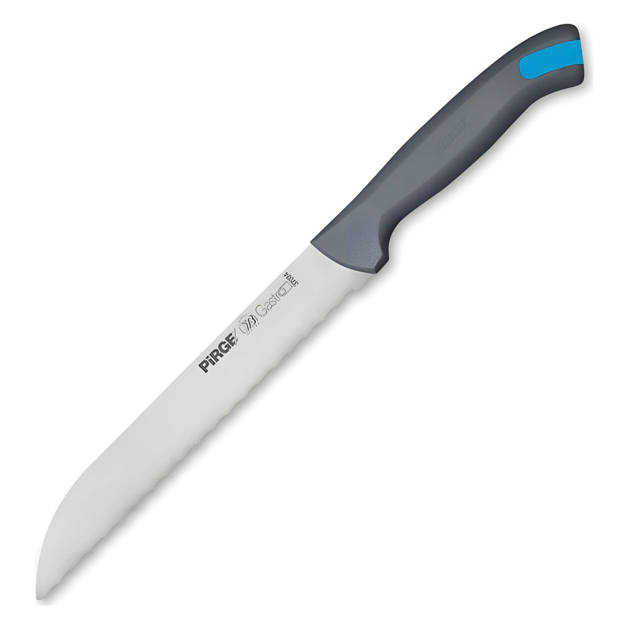 Pirge Gastro PRO 37023 23 cm ekmek bıçağı, dar dalgalı dişli ağız ve hijyenik sap